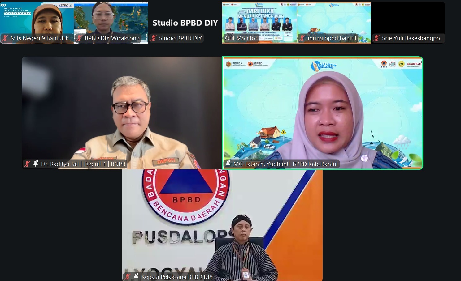 Bangkit dari Luka: Kepala MTsN 9 Bantul Ikut Webinar HKB 2026 Kenang Gempa Jogja
